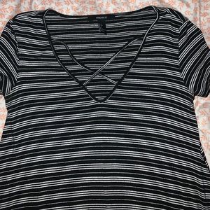 Black and white dress